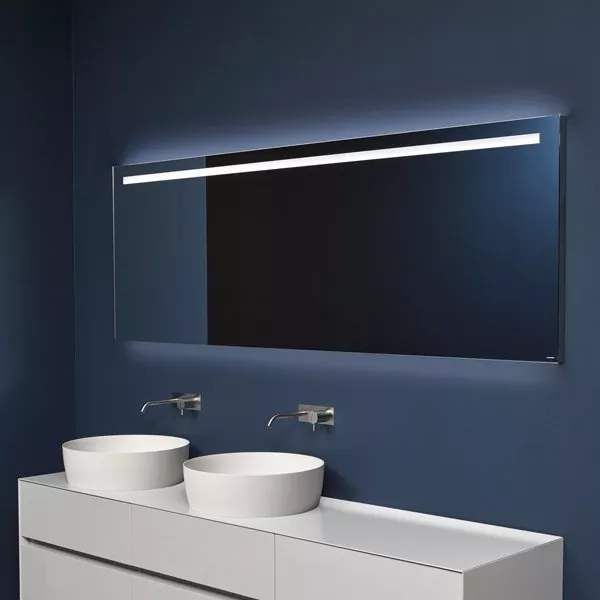 antoniolupi SPIO rechteckiger LED-Spiegel, Breite: 72cm, Höhe: 50cm, Lichtfarbe: 4000K, neutralweiß-SPIO650W72-4000