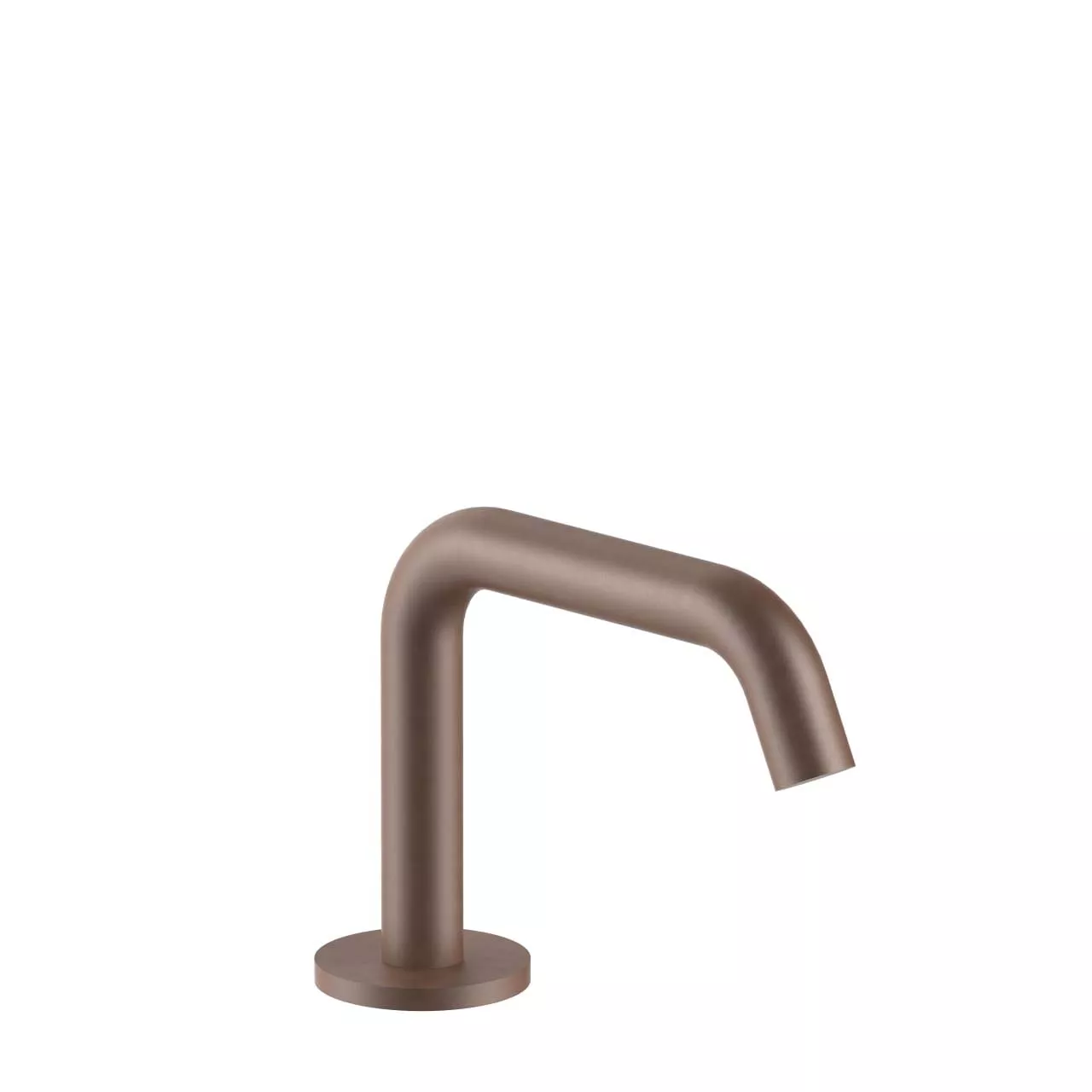 Fantini Stand-Waschtischauslauf, Ausladung: 145mm, mit runder Rosette, matt copper-24P98496