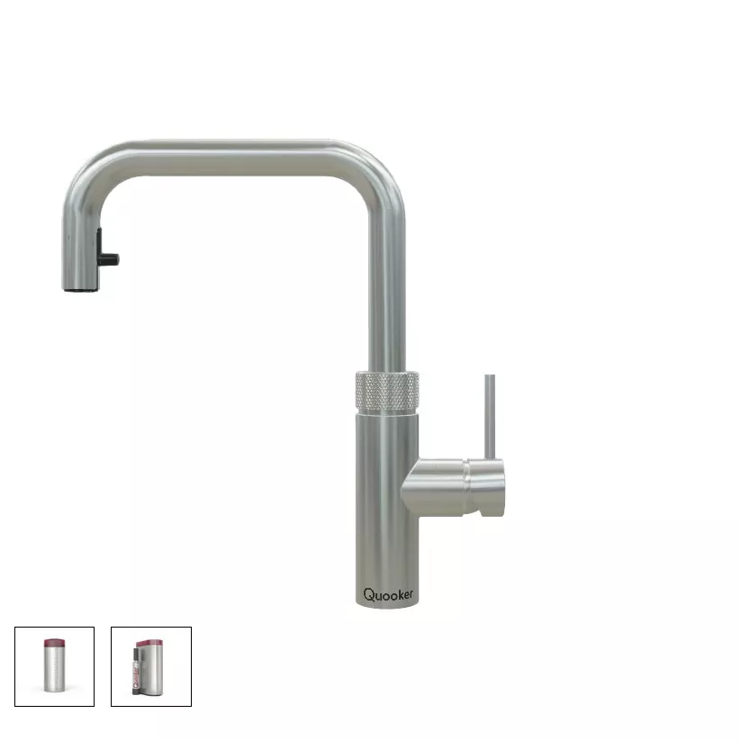 Quooker Flex Square Kalt- und Kochendwasserspender-22FXSSSTCUBE Quooker Flex Square Kalt- und Kochendwasserspender-22FXSSSTCUBE
