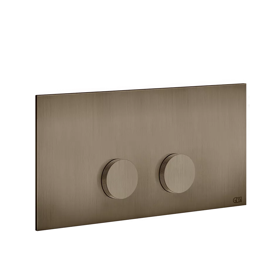 Gessi ANELLO Betätigungsplatte für Viega Prevista, Version Diamantato, coffee bronze gebürstet PVD - 54633761 Gessi ANELLO Betätigungsplatte für Viega Prevista, Version Diamantato, coffee bronze gebürstet PVD - 54633761