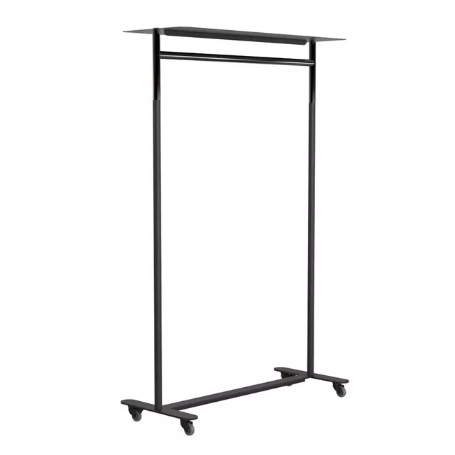 Frost Denmark UNU & BUKTO Kleiderständer und Wandgarderobe, 1000mm, mit Räder-U6010-BB