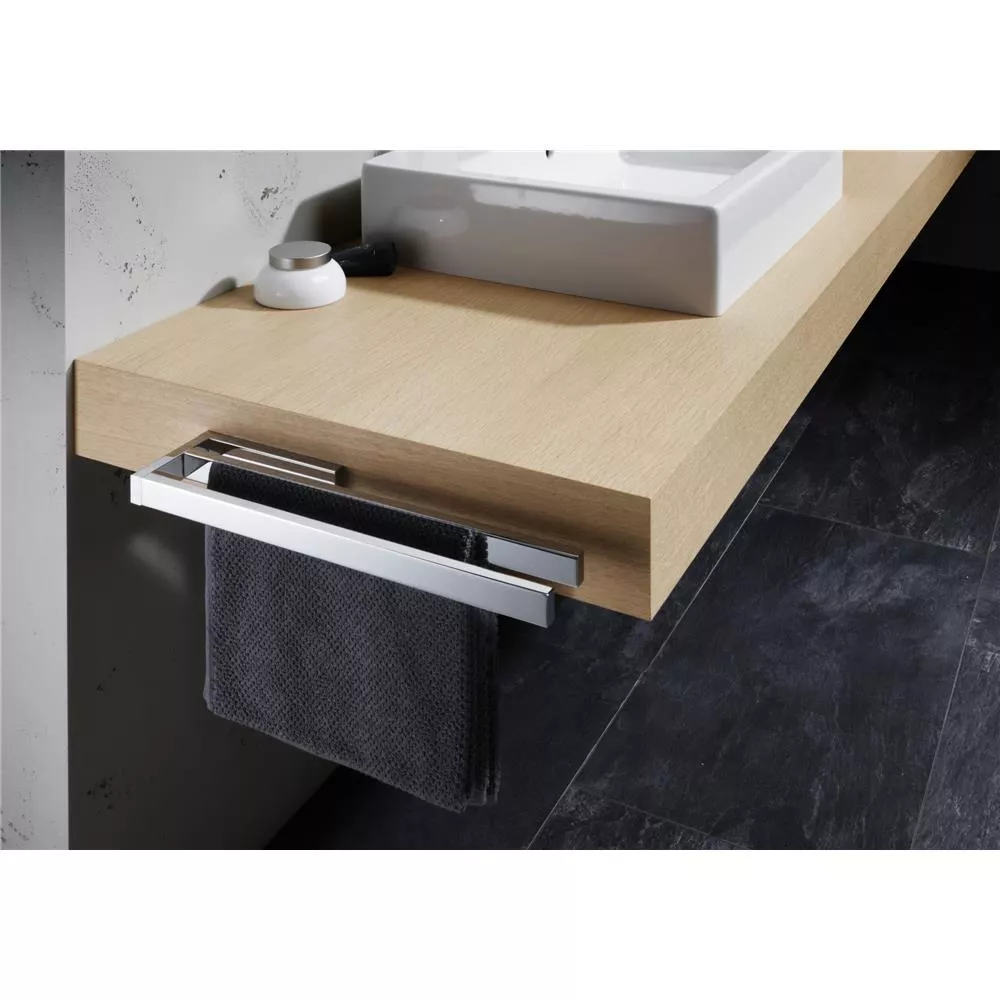 AVENARIUS Serie Universal Handtuchhalter eckige Form, zweiarmig, 390mm, chrom-9001421010