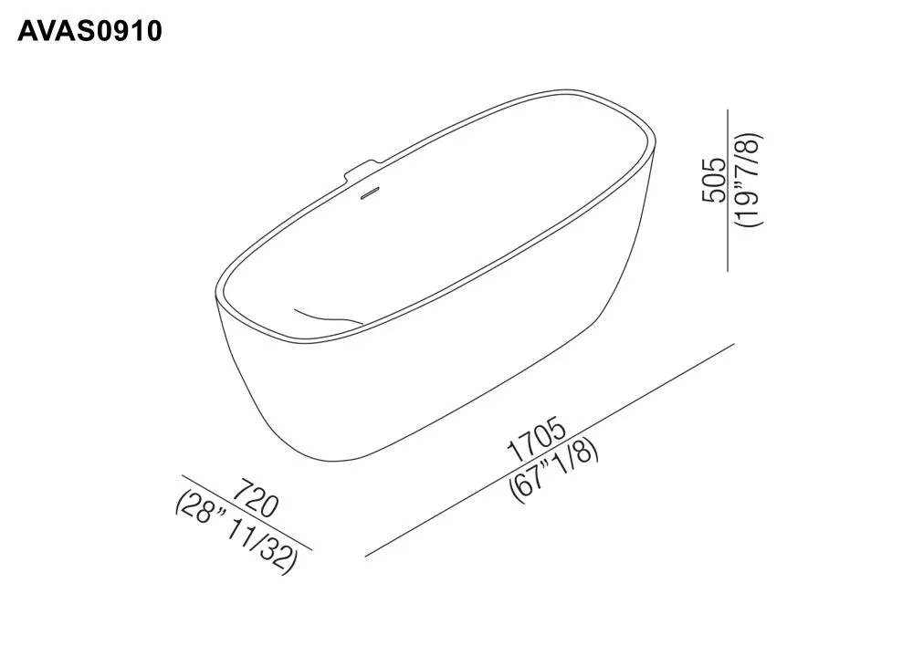 Agape NORMAL freistehende Badewanne aus Cristalplant®, Breite: 170,5cm, Tiefe: 72cm, Höhe: 50,5cm, weiß matt - AVAS0910ZZ Agape NORMAL freistehende Badewanne aus Cristalplant®, Breite: 170,5cm, Tiefe: 72cm, Höhe: 50,5cm, weiß matt - AVAS0910ZZ