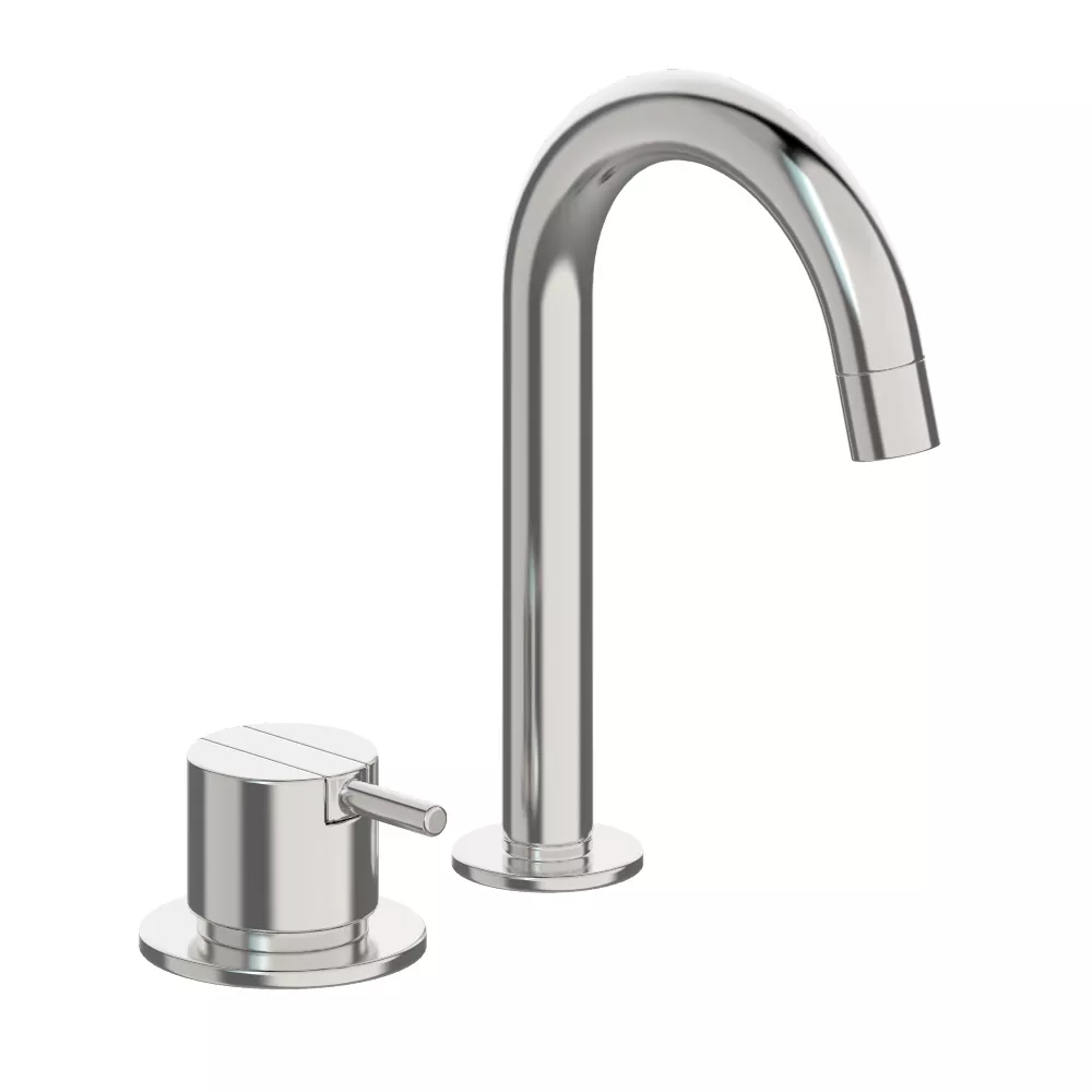 vola 590B Einhebelmischer ohne Ablaufgarnitur, Ausladung:100mm, Hebel:25mm, chrom-590B-16
