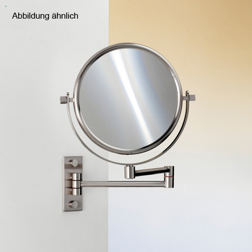 Windisch 99145 Wand-Kosmetikspiegel, messing gebürstet-99145OV3X