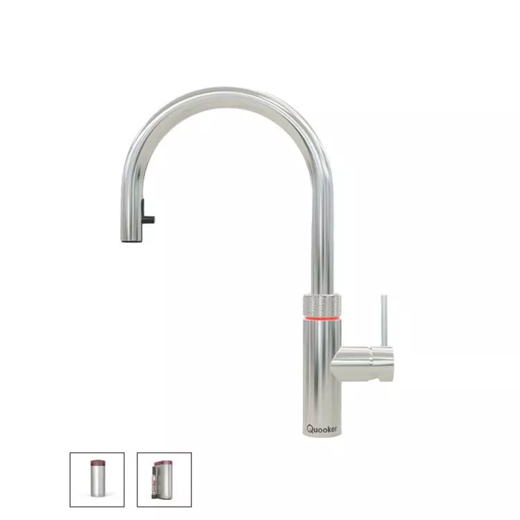 Quooker Flex Round Kalt- und Kochendwasserspender-22+XCHRCUBE Quooker Flex Round Kalt- und Kochendwasserspender-22+XCHRCUBE