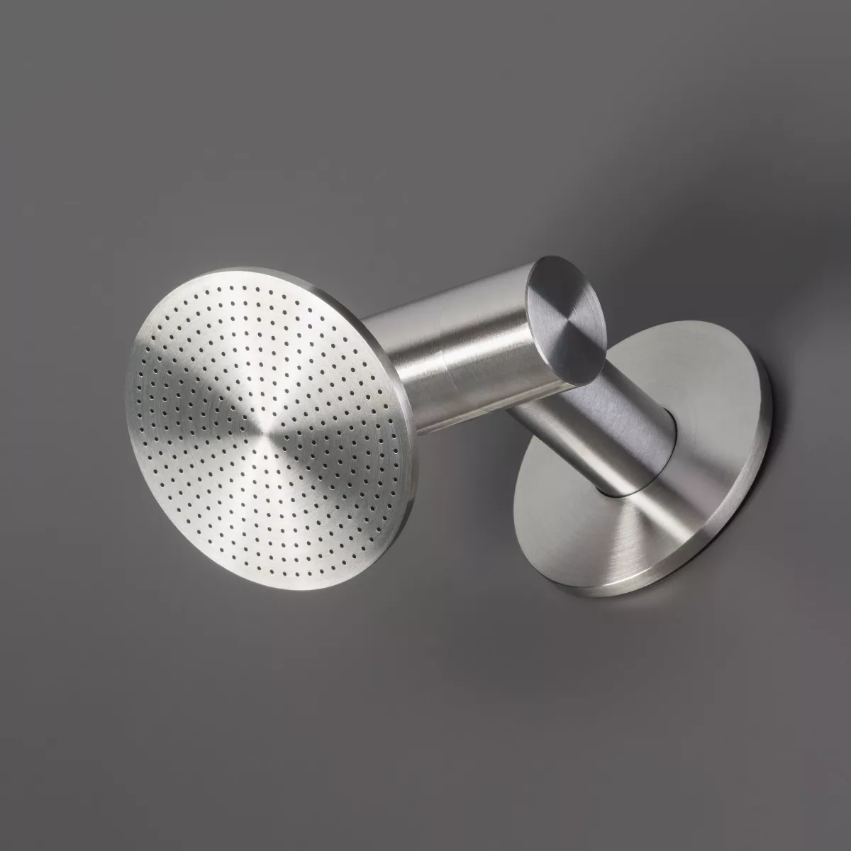 cea FRE 136 Wand-Kopfbrause mit beweglichem Brausekopf, D:65mm, edelstahl satiniert-FRE136S