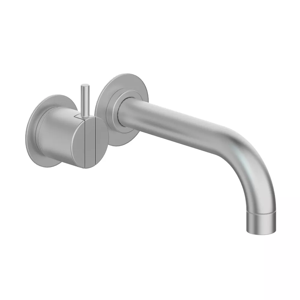 vola 2111C Unterputz-Wannen-Einhebelmischer, Ausladung:160mm, Hebel:25mm, edelstahl-2111C-40