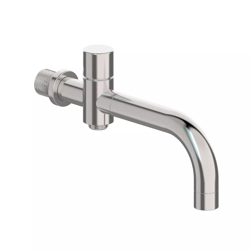 vola 040D Wanneneinlauf mit Umschalter für Handbrause, Ausladung:200mm, Durchmesser:24mm, chrom-040D-16