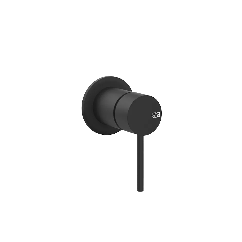 Gessi 316 Fertigmontageset für 1-Weg-Einhebelmischer und separaten Auslauf zur Wandmontage, Kartusche 35mm, Griff-Stifte für Betätigung in 32mm und 61mm enthalten, schwarz matt - 54019299 Gessi 316 Fertigmontageset für 1-Weg-Einhebelmischer und separaten Auslauf zur Wandmontage, Kartusche 35mm, Griff-Stifte für Betätigung in 32mm und 61mm enthalten, schwarz matt - 54019299