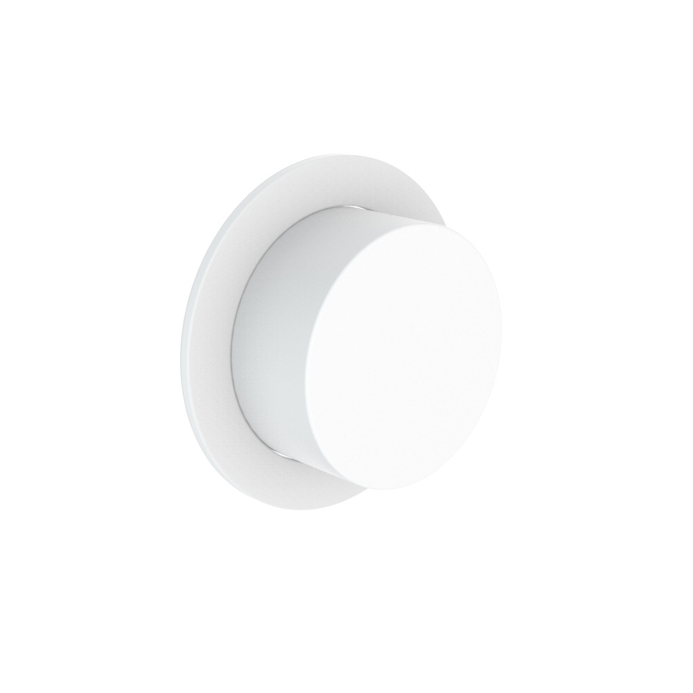 vola A82 WC-Druckknopf für 1-Mengen-Spülung für Geberit-Spülkasten (pneumatisch), weiß matt-A82-28