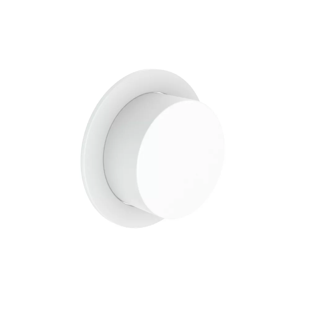 vola A82 WC-Druckknopf für 1-Mengen-Spülung für Geberit-Spülkasten (pneumatisch), weiß matt-A82-28