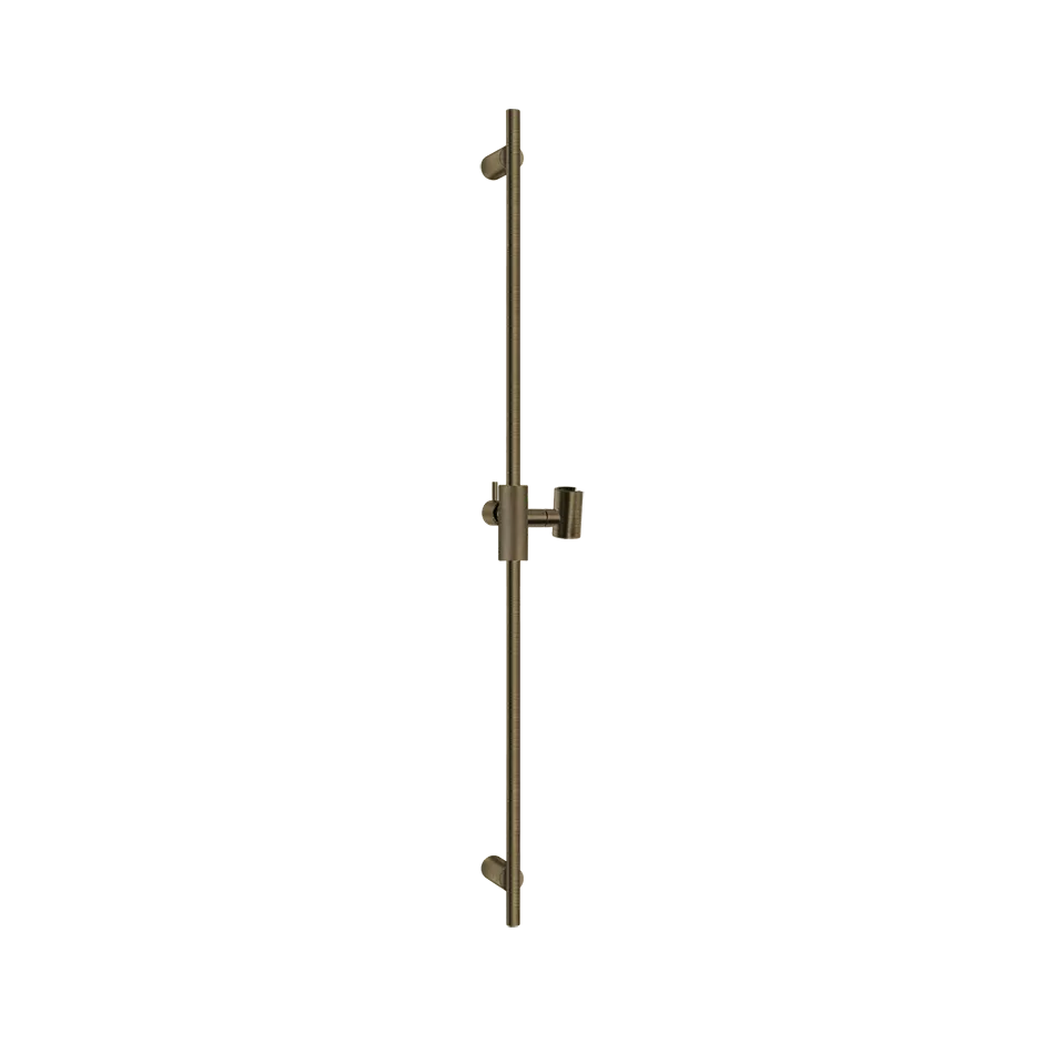 Gessi ANELLO Brausestange zur Wandmontage, Stichmaß: 800mm, mit Brausehalter mit Feststellgriff, Oberfläche Diamantato, messing antik - 63485713