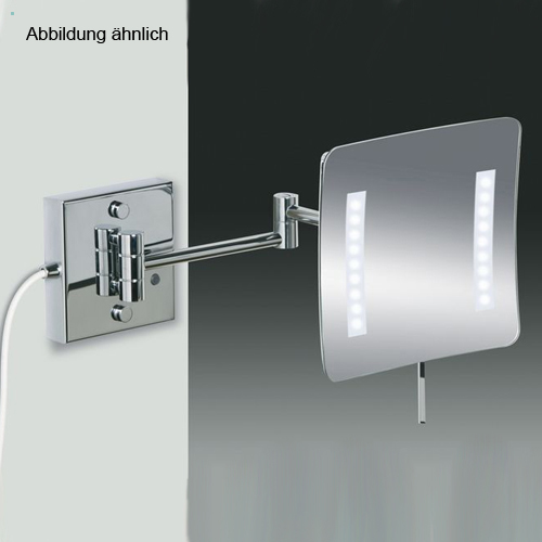 Windisch 99857/2 LED-Wandkosmetikspiegel, gold-99857/2O5XD