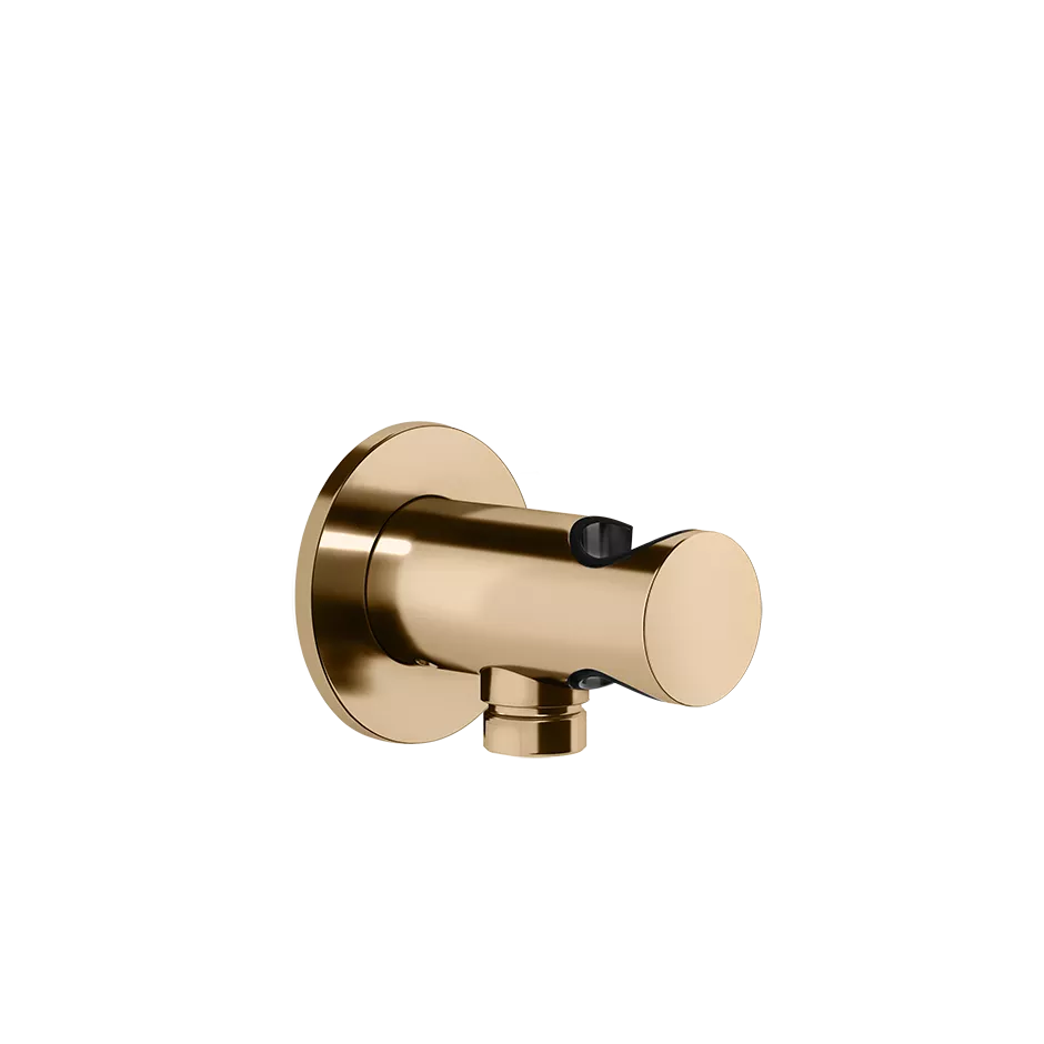 Gessi ANELLO Wandanschlussbogen mit Brausehalter, 1/2 Anschluss, warmes bronze PVD - 63461735 Gessi ANELLO Wandanschlussbogen mit Brausehalter, 1/2 Anschluss, warmes bronze PVD - 63461735