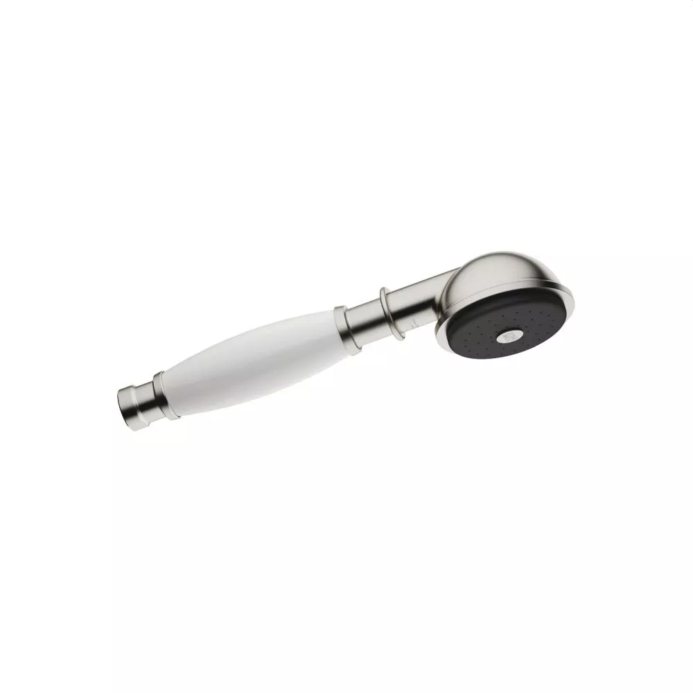 Dornbracht MADISON Metall-Handbrause mit Porzellangriff (weiß), platin matt-28002970-06