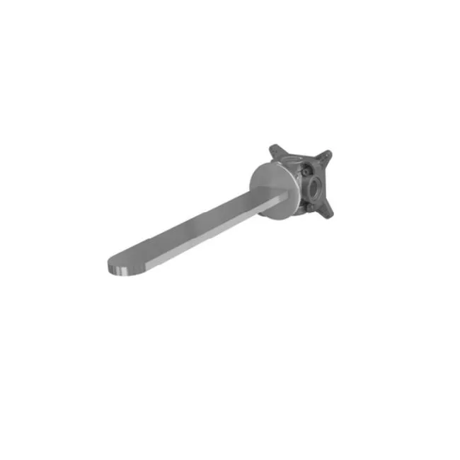 antoniolupi INDIGO ND 922 Wand-Waschtischauslauf inkl. Unterputz-Wand-Einbauteil, Ausladung:235mm-ND922LU-P