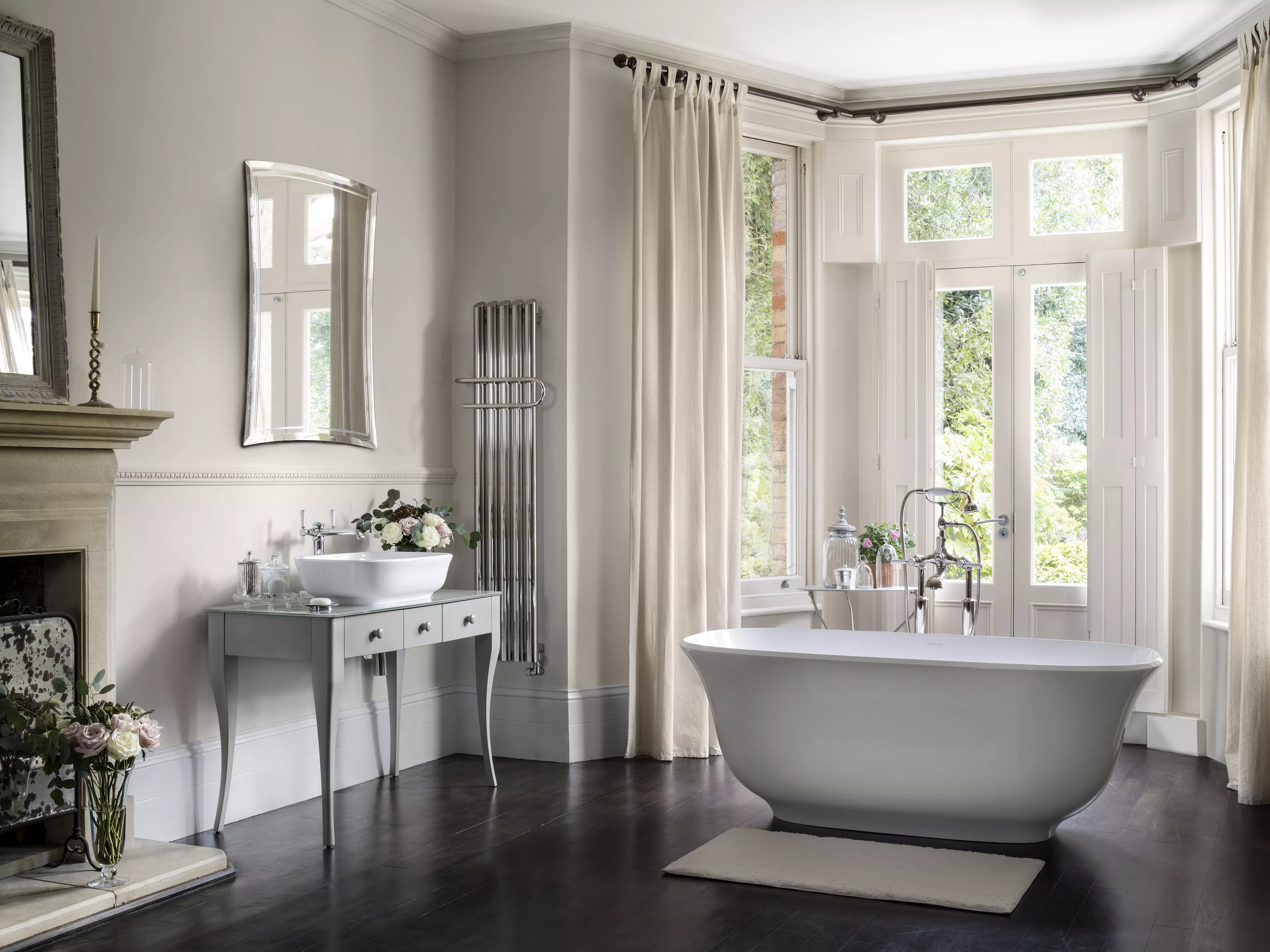 victoria + albert AMIATA freistehende Badewanne, 165x80x61cm-AMTM-N-SM-NO