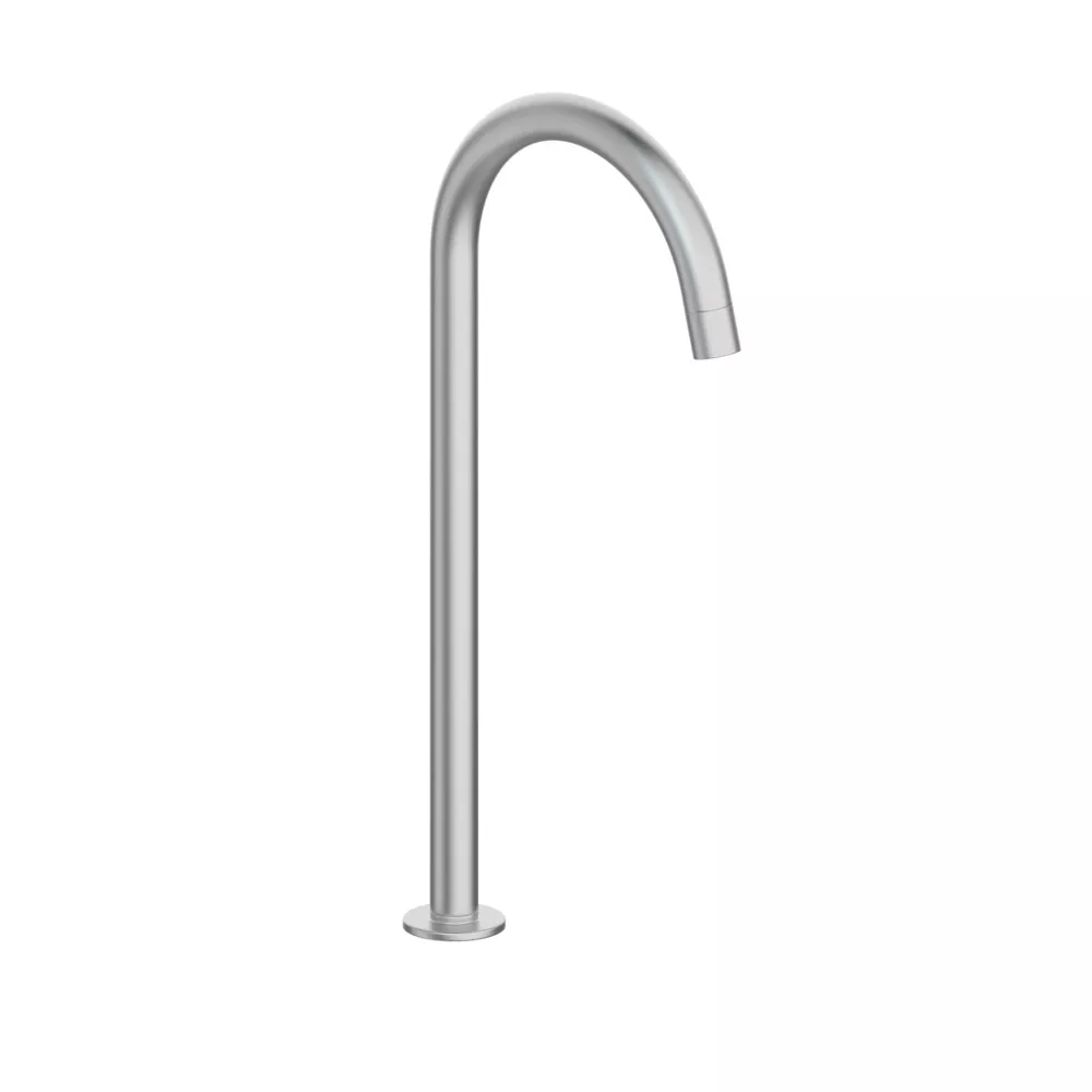 vola 090V Schwenkauslauf, Höhe:355mm, Ausladung:145mm, Durchmesser:19mm, edelstahl-090V-40