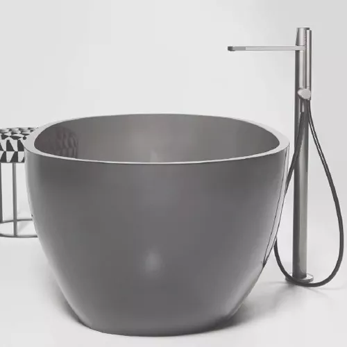 antoniolupi INDIGO ND 903 freistehender Badewannen-Eingriffmischer mit Stabhandbrause, H:860mm-ND903LU-P