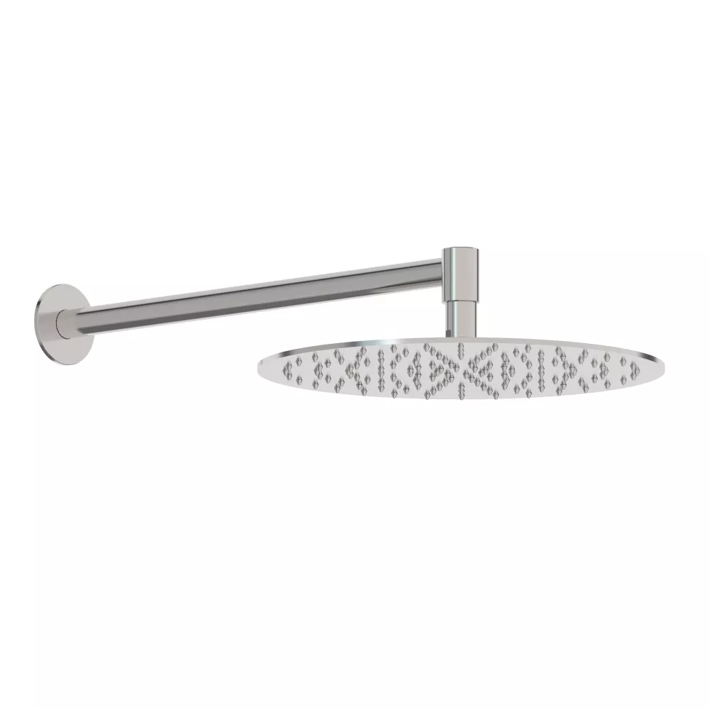 ceadesign MILO360 Wand-Brause-Thermostat mit 2-Wege-Umstellung, Rundkopfhandbrause D:80mm und Wandregenbrause FRE35, edelstahl satiniert