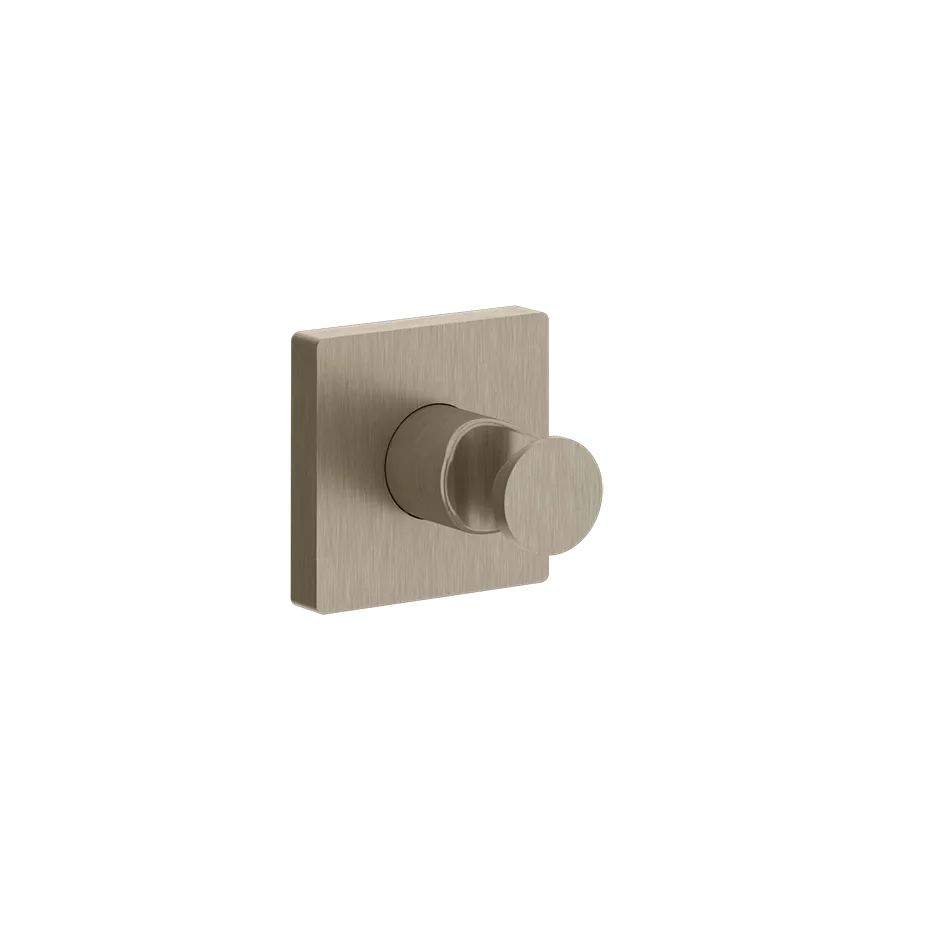 Gessi EMPORIO fester Brausehalter zur Wandmontage mit quadratischer Rosette, Finox Optik - 47357149 Gessi EMPORIO fester Brausehalter zur Wandmontage mit quadratischer Rosette, Finox Optik - 47357149
