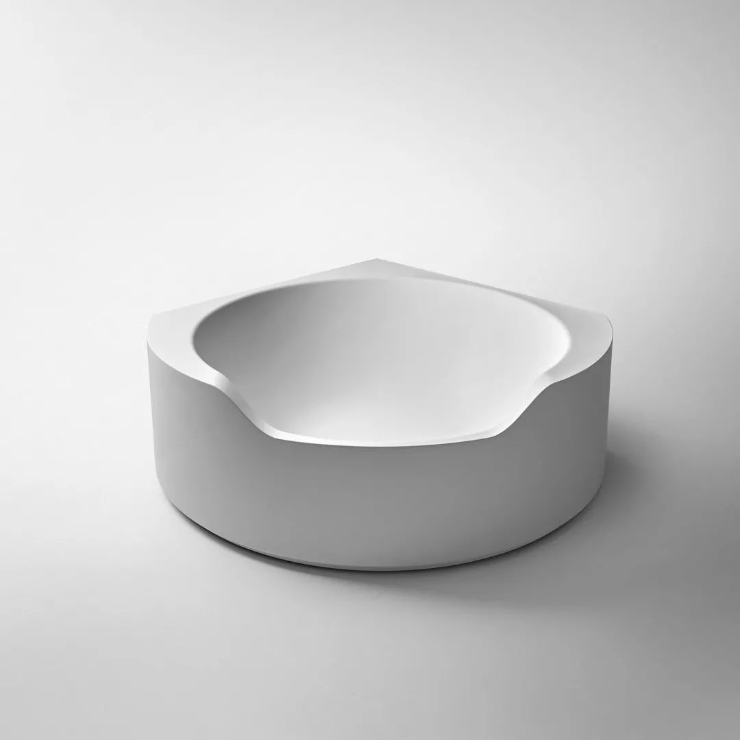 antoniolupi OFURO Eck-Badewanne, 167,5x167,5x64cm, ohne Beleuchtung, weiß matt - OFURO1