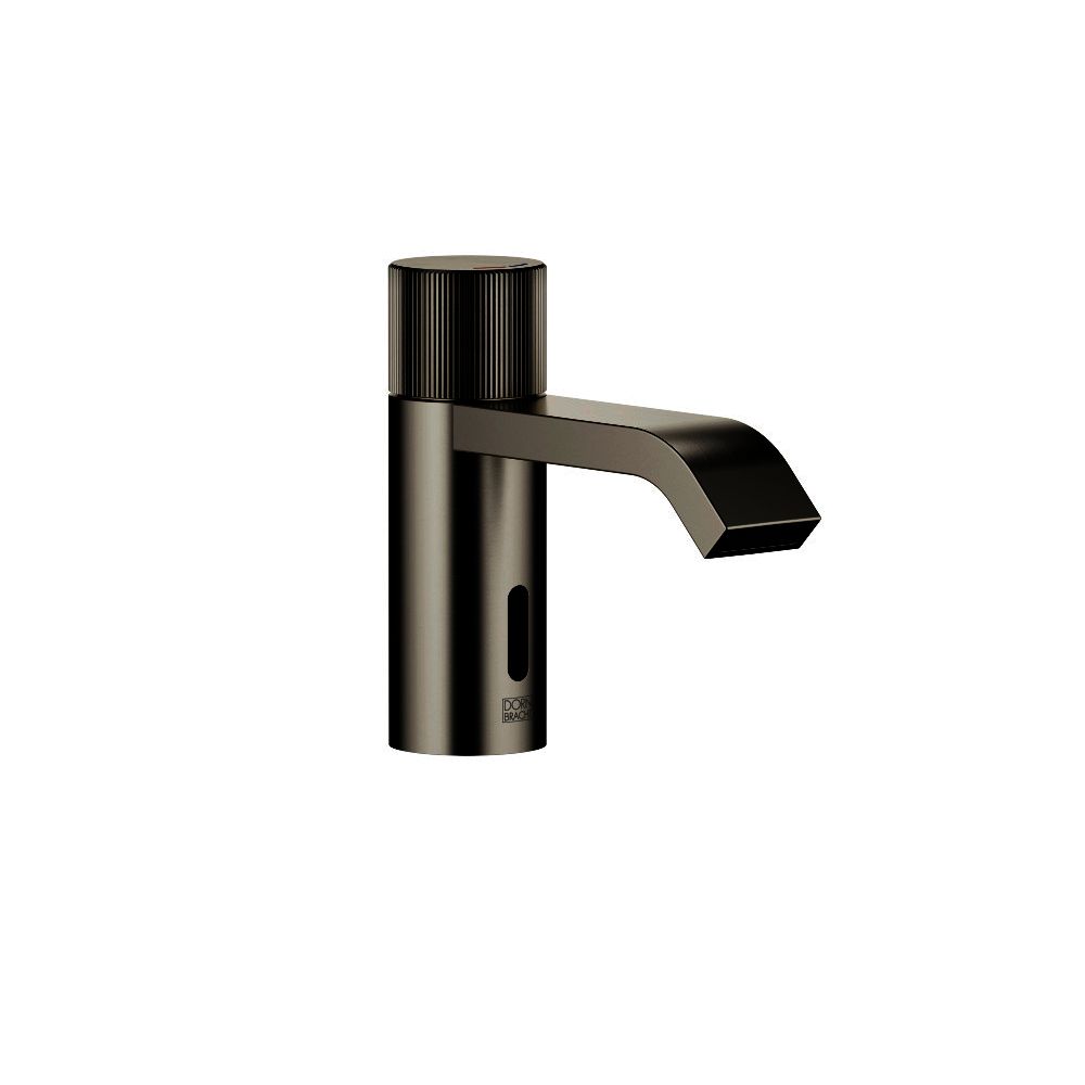 Dornbracht IMO Waschtischarmatur mit elektronischer Öffnungs- und Schließfunktion, dark platinum matt-44511670-99