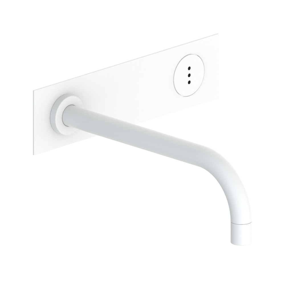 vola 4822 berührungsloses UP-Waschtisch-Auslaufventil, Ausladung:225mm, ohne Temperatureinstellung, Batteriebetrieb, weiß matt-4822-28