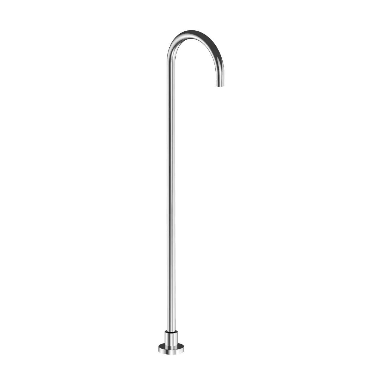 Fantini freistehender Wannenauslauf, H:80cm, Ausladung 24cm-50029350