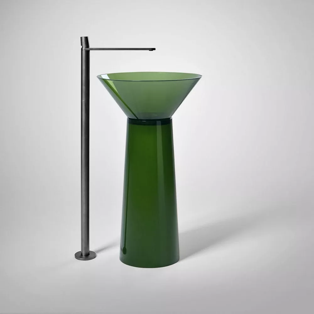 antoniolupi ALBUME Standsäule aus Cristalmood®, D:28cm, H:65,5cm, bottiglia-ALBUME20_BOTTIGLIA