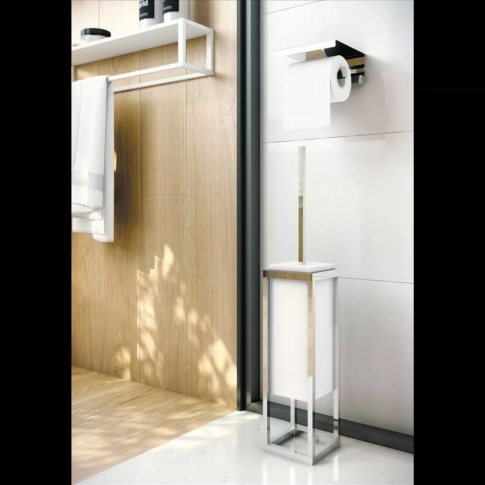 cosmic The Grid Toilettenbürstenhalter Boden/Wand chrom-WJC268A0000001
