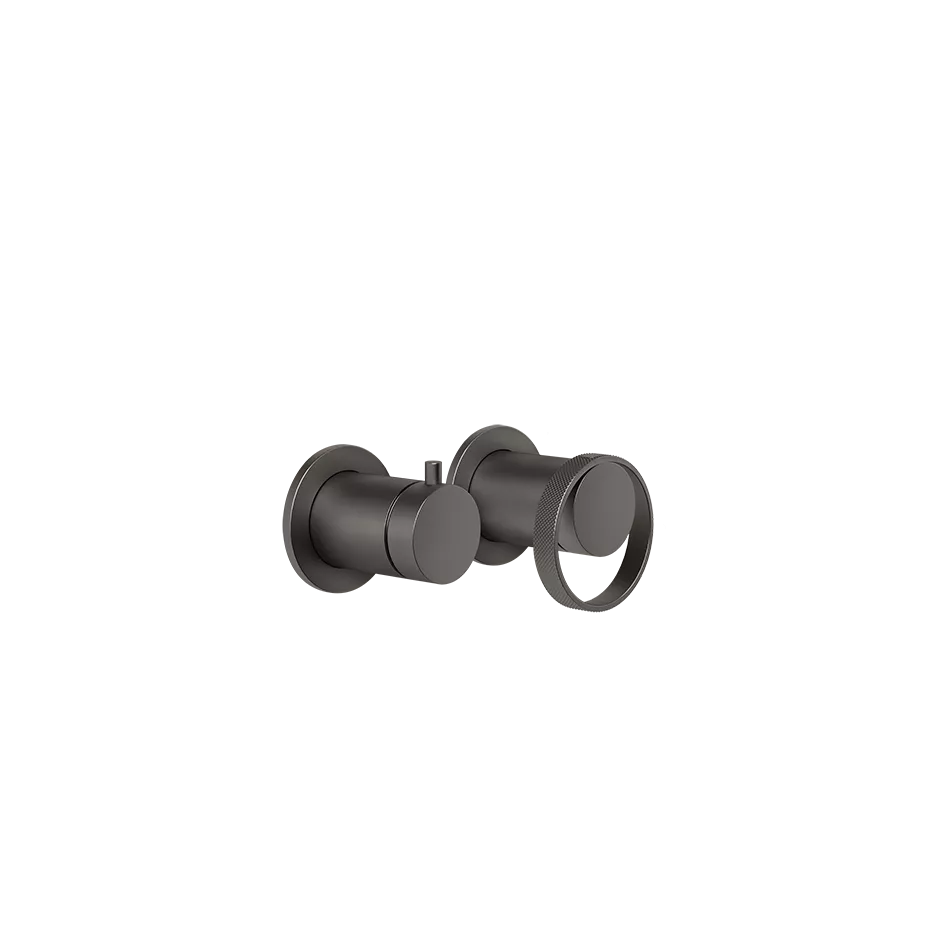 Gessi ANELLO Außenteil für Unterputz-Einhebelmischer für die Dusche/Wanne zur Wandmontage, mit 2-Wege-Umlenkkartusche und einzelnen Rosetten, metall schwarz gebürstet PVD - 63380707 Gessi ANELLO Außenteil für Unterputz-Einhebelmischer für die Dusche/Wanne zur Wandmontage, mit 2-Wege-Umlenkkartusche und einzelnen Rosetten, metall schwarz gebürstet PVD - 63380707