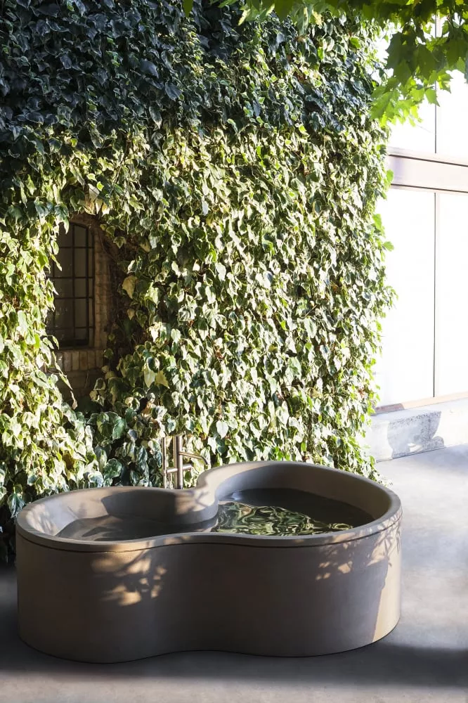 Agape DR freistehende Badewanne aus Zement, Breite: 189,5cm, Tiefe: 139,5cm Höhe: 56,5cm, inklusive Ablaufgarnitur mit Siphon, Wannenfarbe kaffee - AVAS1091E570 Agape DR freistehende Badewanne aus Zement, Breite: 189,5cm, Tiefe: 139,5cm Höhe: 56,5cm, inklusive Ablaufgarnitur mit Siphon, Wannenfarbe kaffee - AVAS1091E570