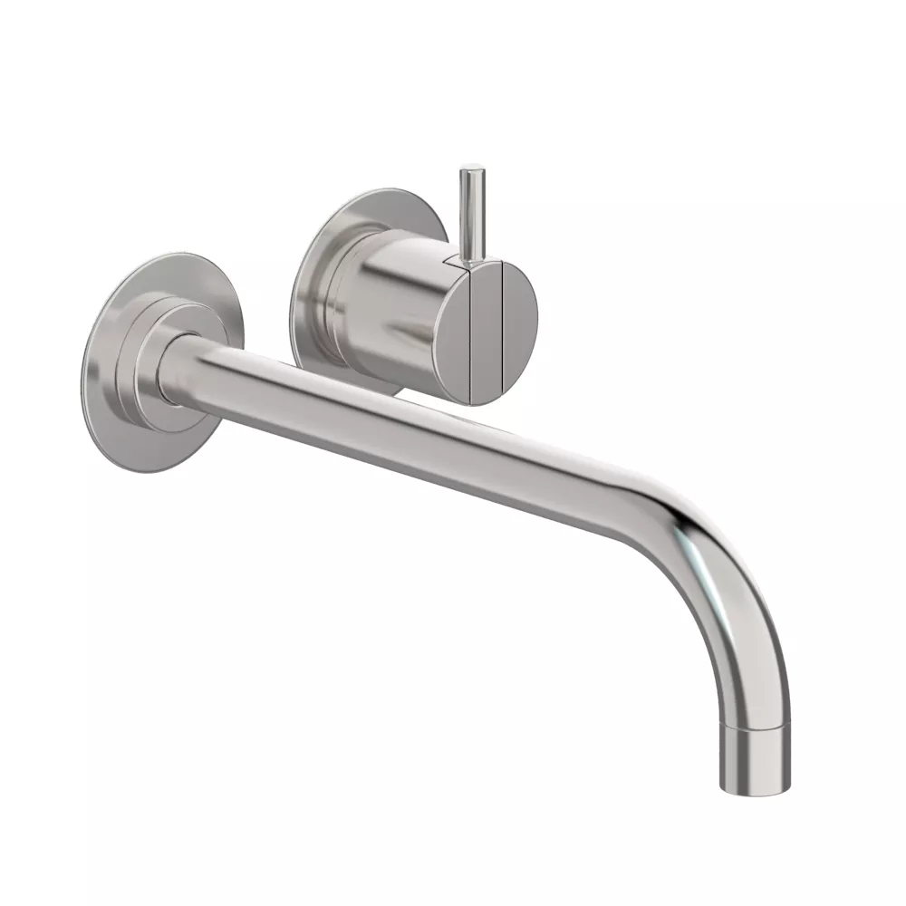 vola 121X Unterputz-Waschtisch-Einhebelmischer, Ausladung:225mm, Hebel rechts:25mm, chrom-121X-16