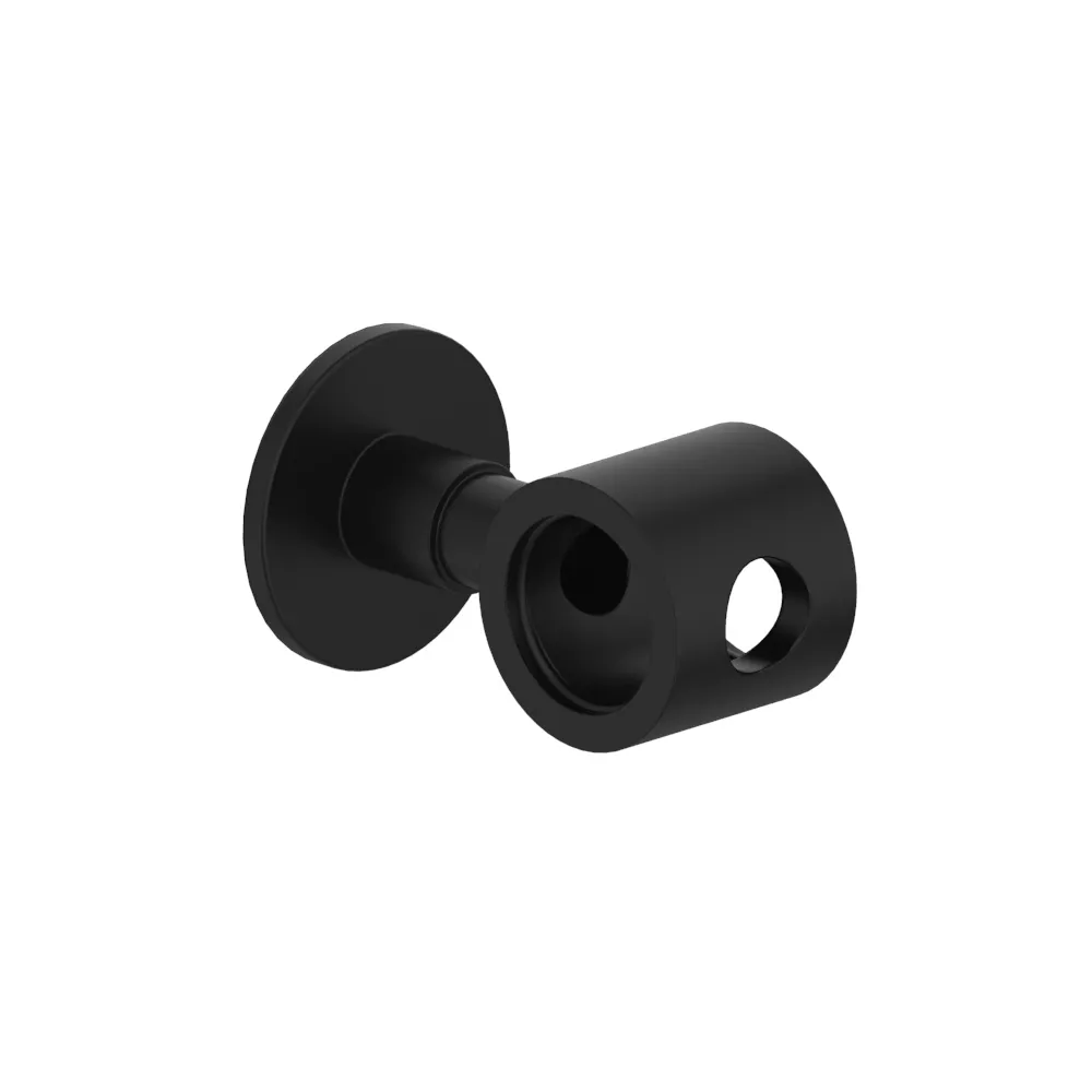 vola T9 waagerechter Wand-Brausehalter für Handbrause T2, schwarz matt-T9-27 vola T9 waagerechter Wand-Brausehalter für Handbrause T2, schwarz matt-T9-27