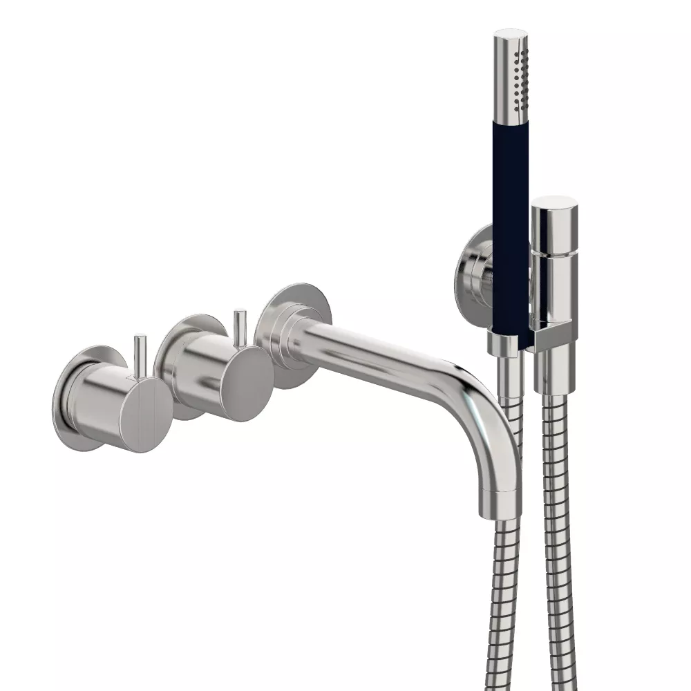 vola 2411C-071 UP-Wannen-Einhebelmischer mit 2-Wege-Umstellung, Ausladung:160mm, Hebel:25mm, chrom-2411C-071-16