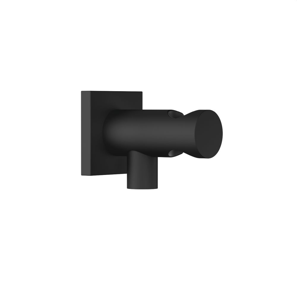 Dornbracht Wandanschlussbogen mit integriertem Brausehalter, schwarz matt-28490970-33