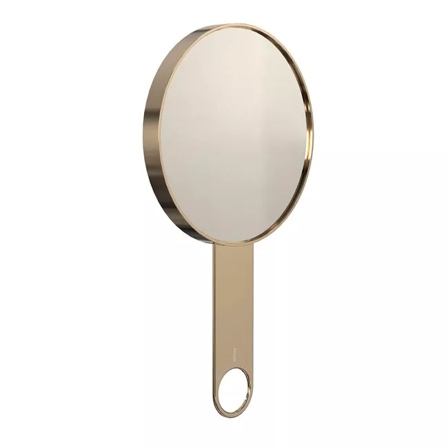 Frost Denmark Kosmetikspiegel 1982, gold poliert-N1982-GO