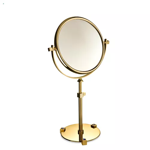 Windisch 99526 Stand-Kosmetikspiegel höhenverstellbar, gold/blau-99526OA5XOP