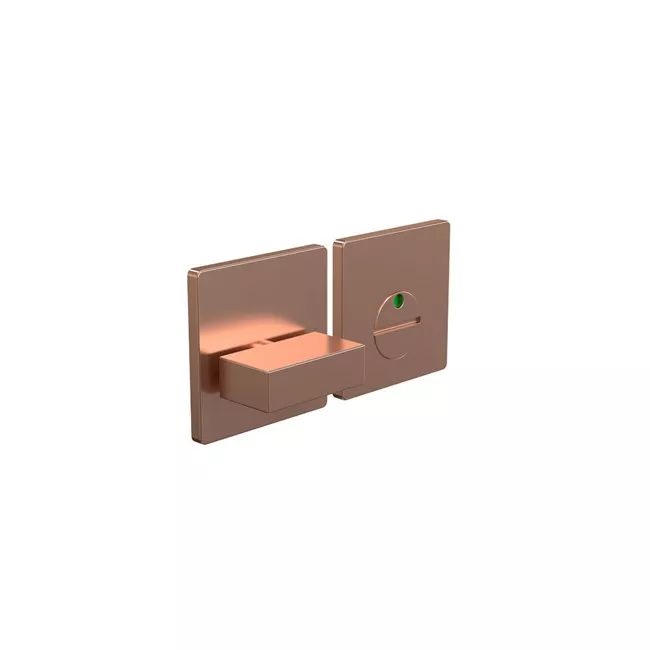 Frost Denmark ARCHITECTURAL HARDWARE WC-Rosetten mit Knauf, quadratisch, für skandinavische Schlösser-A2001BOCSMODUL Frost Denmark ARCHITECTURAL HARDWARE WC-Rosetten mit Knauf, quadratisch, für skandinavische Schlösser-A2001BOCSMODUL