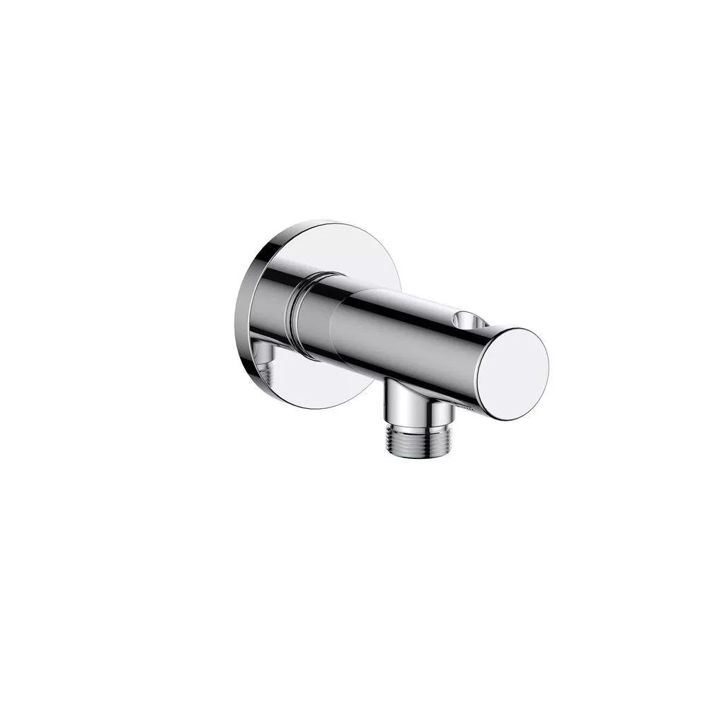 AVENARIUS Linie Shower Brause-Wandhalter, rund mit integriertem Brauseanschluss, chrom-9006977010