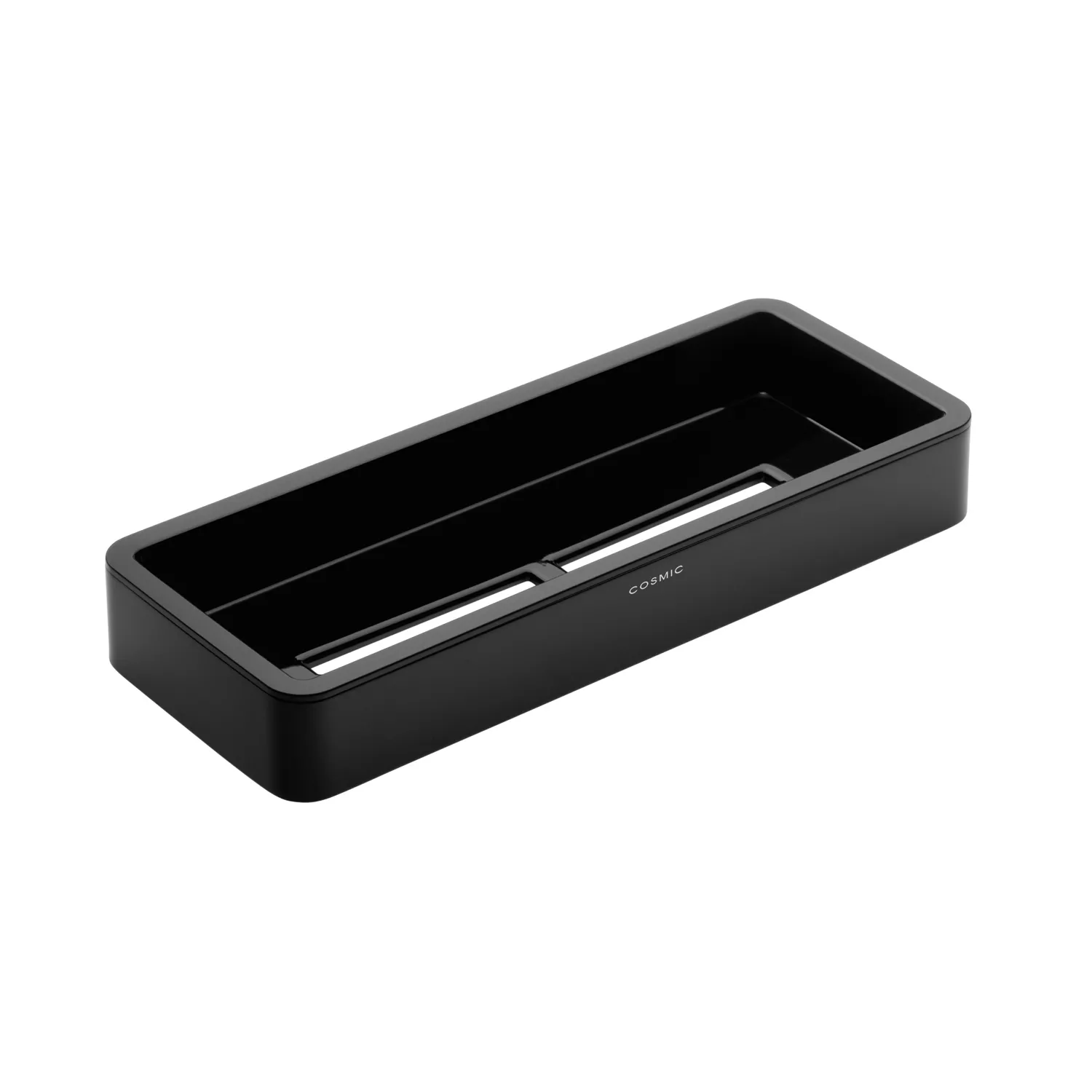 cosmic Black & White Wand-Duschkorb, schwarz glänzend - WJC238A0049006
