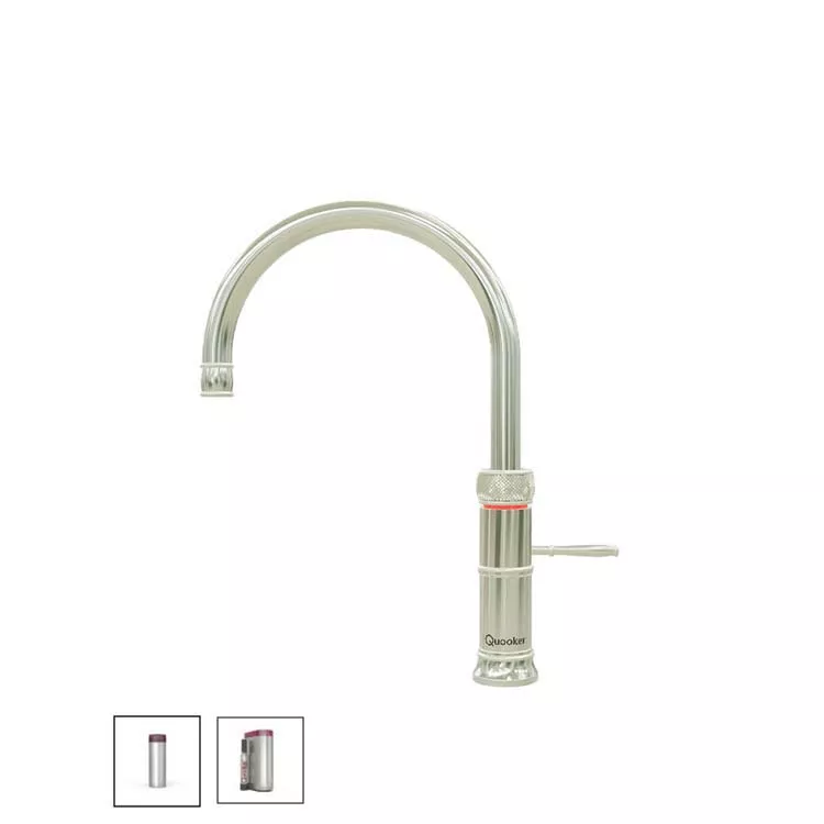 Quooker Classic Fusion Round Kalt- und Kochendwasserspender-3CFRNICCUBE Quooker Classic Fusion Round Kalt- und Kochendwasserspender-3CFRNICCUBE