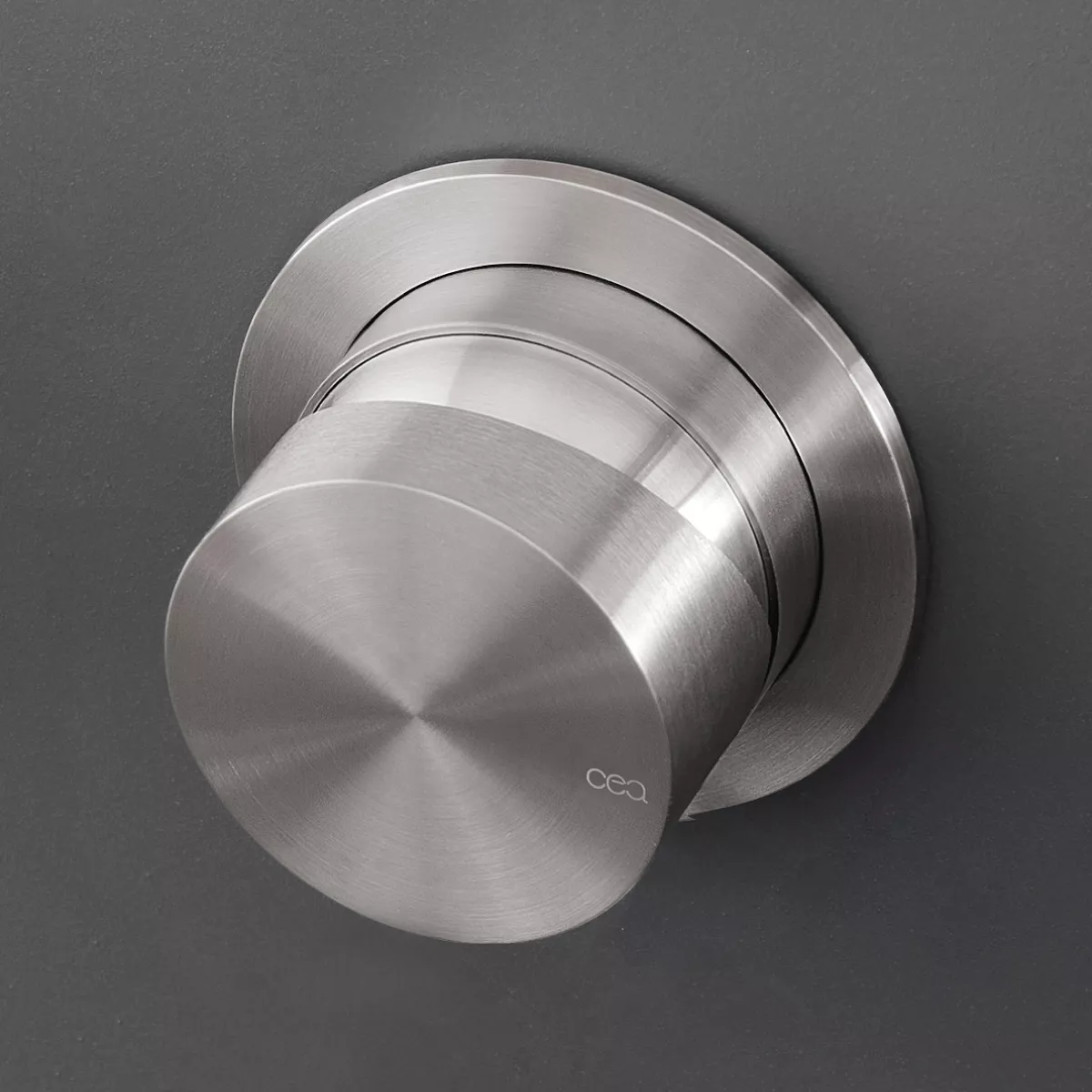 cea MIL 145 Wand-Eingriffmischer, high water flow, edelstahl satiniert-MIL145S