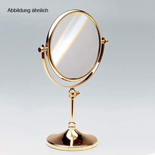 Windisch 99132 Stand-Kosmetikspiegel höhenverstellbar, chrom/gold-99132CRO3X