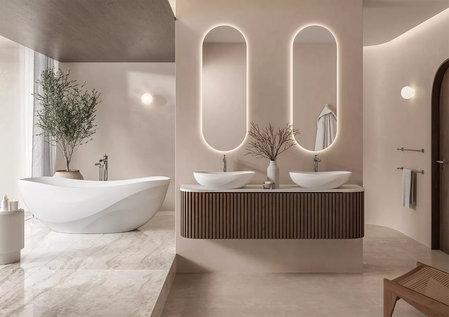 victoria + albert SEROS freistehende Badewanne-SE1-N-SW-NO