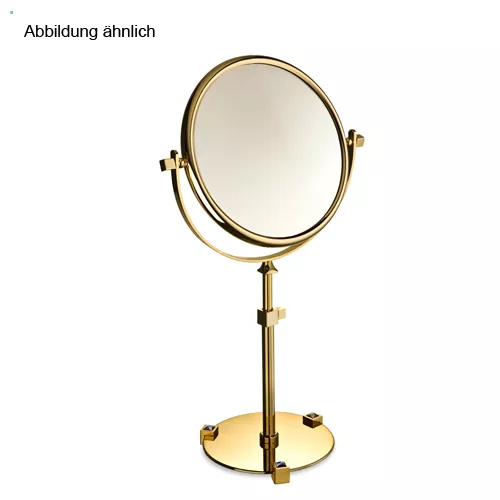 Windisch 99526 Stand-Kosmetikspiegel höhenverstellbar, gold/weiß-99526OB5XOP