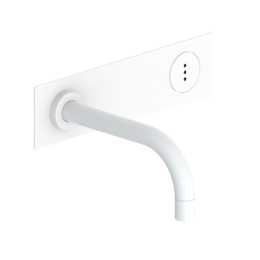 vola 4812 berührungsloses UP-Waschtisch-Auslaufventil, Ausladung:160mm, ohne Temperatureinstellung, Batteriebetrieb, weiß matt-4812-28