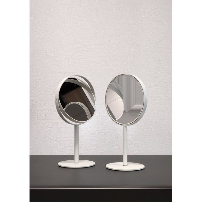 Frost Denmark NOVA2 Stand-Kosmetikspiegel 1943, weiß matt-N1943-W